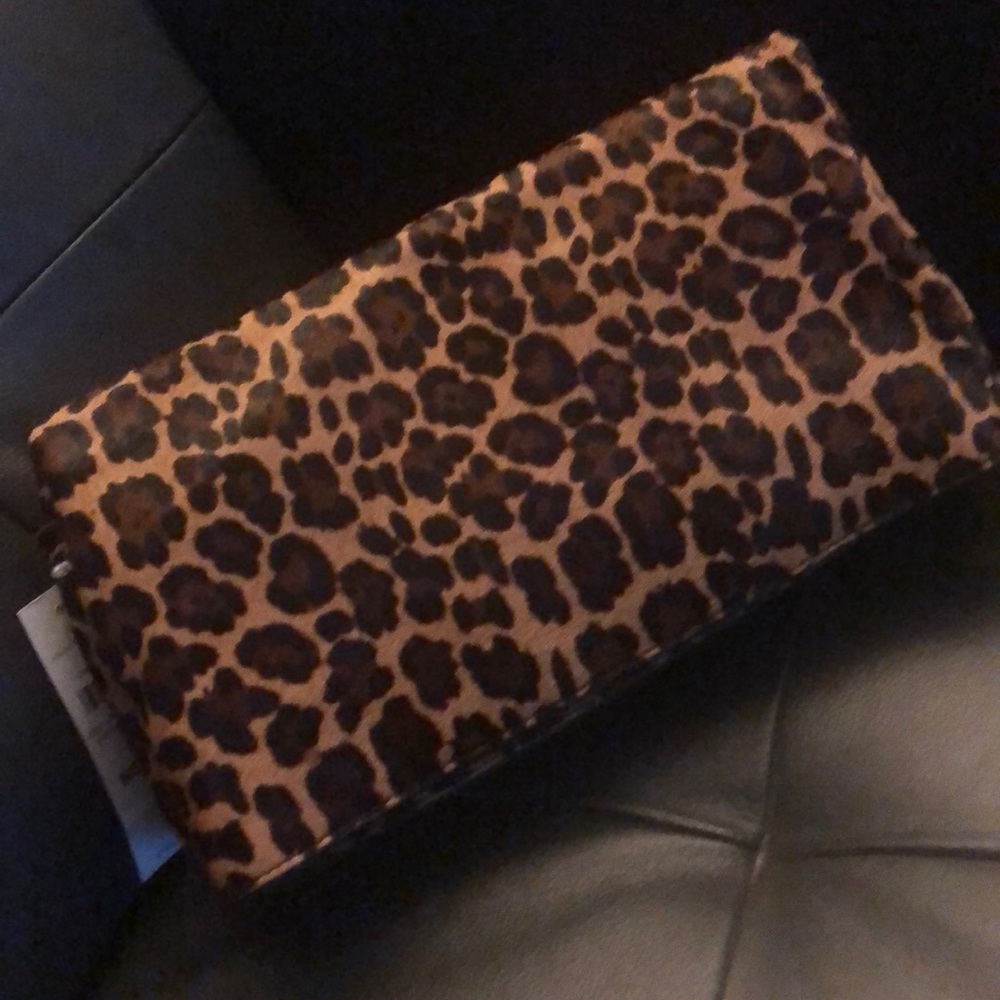 🆕ANN TAYLOR Collection Calf Skin Clutch Bag - NEW